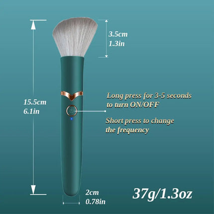 HOT Makeup Brush Electric Multi-Function Soft Fluffy Portable Foundation Brush Vibration Rechargeable Detail Makeup Tool