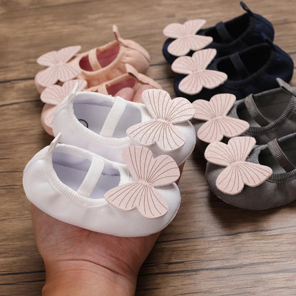 Fashionable and cute bow ballet flat shoes, suitable for babies and girls, lightweight and durable, suitable for spring and autu