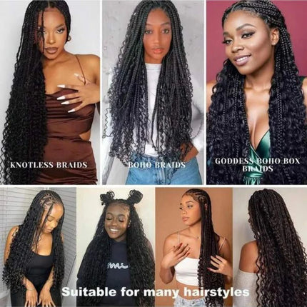 Human Braiding Hair Deep Water Wave Bulk 110g 2 Bundles Human Hair Bulk For Braiding Full And Thick No Weft Human Hair Extension