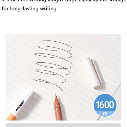 KACO x PANTONE Gel Pens,28 Full Colors Annual Representative Color 0.5 Black Durable Writing High Capacity Signature Pens Kawaii