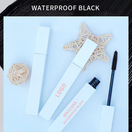Custom Bulk 8g Mascara Private Label Silk Eyelashes Long Thick Curling Waterproof Sweatproof Smudge-free Thickening Eye Makeup