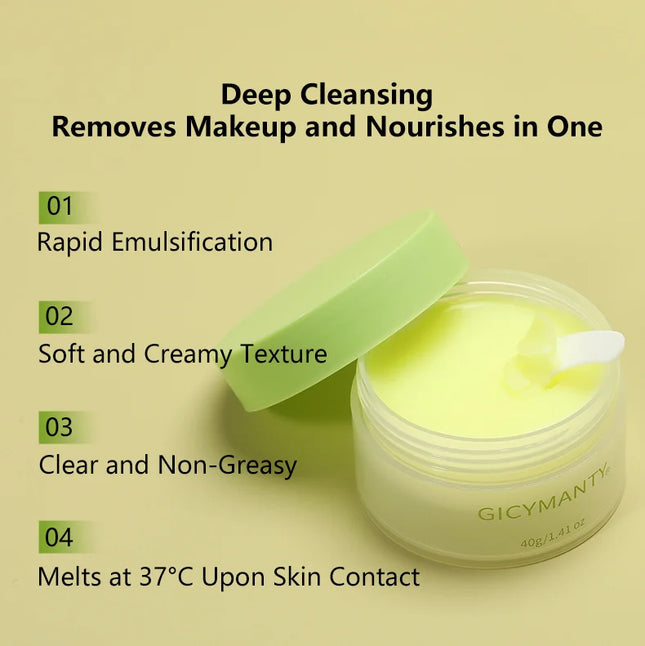 Mild non-irritating makeup remover deep clean and moisturizing 40g