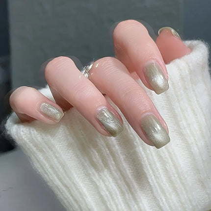 S146 Mint  10ml No  Bake Cat Eye Nail Polish Quick  Drying Long  Lasting Non  Peelable Oily with Fragrance No Need Lamp