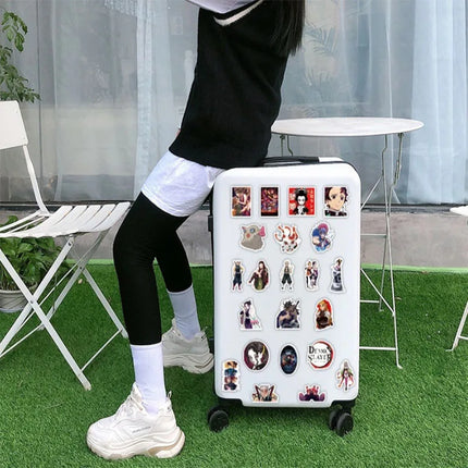 50pcs Various Cartoon Demon Slayer Graffiti Sticker Waterproof DIY Decals for Phone Ipad Luggage Thermos water bottle Decor