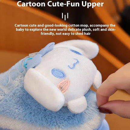 New Autumn And Winter Children'S Cotton Slippers For Boys And Girls Cute Cartoon Indoor Slippers For Infants And Young Children