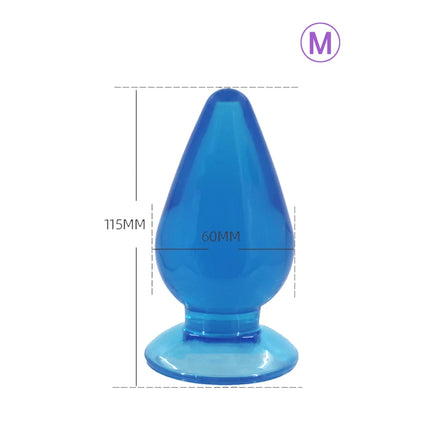 Big Anal Beads 7.5cm Soft Prostate Massager Anal Plug Huge Size Anus Stimulator ButtPlugs Erotic Sex Toys For Man Woman Shop