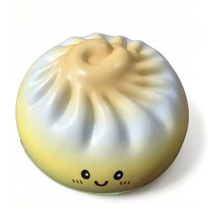 New Dumpling Pressure Dumpling Squishies Cute Colorful Bun Toy Slow Rising Stress Relief Fidget Toy for Adults Anti-Anxiety Gif