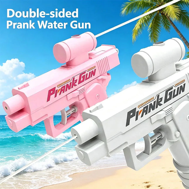 1 piece creative reverse water gun stunt toy double-sided mini children's water game toy gun funny toy·delivered as a gift