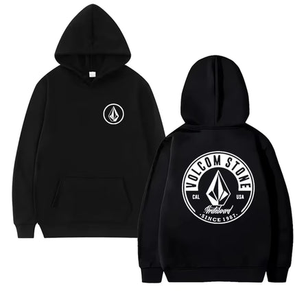 2026 Fashion Hoodie Women and man Hoody Volcom Stone Double-sided Casual Graphic Sports Tops Breathable Streetwear Clothing
