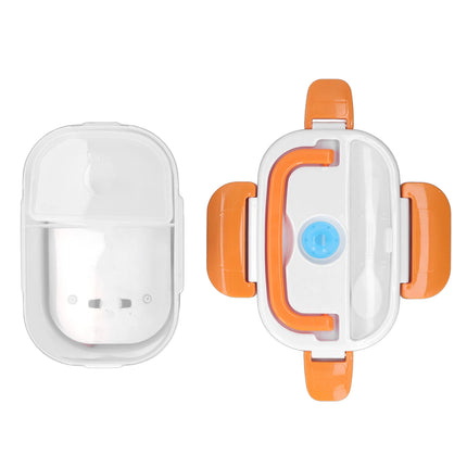 Electric Lunch Box Split Household Mini Portable Multifunctional Orange Electric Lunch Box Food Heater 100‑240V
