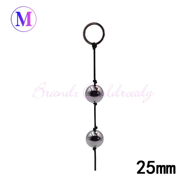 Metal Anal Beads Butt Plug Silicone Rope Ben Wa Geisha Balls Weighted Vaginal Kegel Exerciser Erotic Sex Toys for Woman