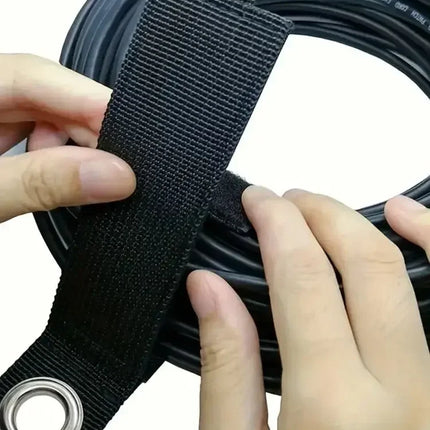 3/10 Piece Storage Straps Extension Cord Storage Organiser, Car Park Wall Strap and Garden Hose Storage