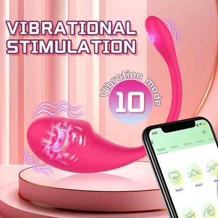 Wireless APP Vibrator G Spot Vibrating Egg Bluetooth Control Clit Stimulator Dildo Wear Vagin Massger Adult Sex Toys for Women