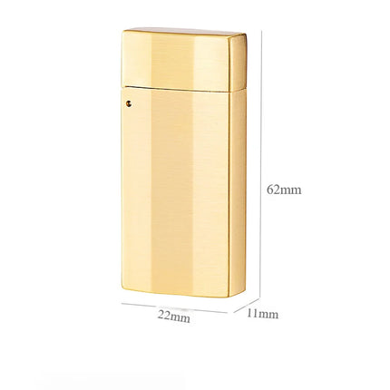 Zinc Alloy Lighter Case For Bic J5 Mini Lighter Vintage Lighter Holder Creative Flip Cover Protective Shell
