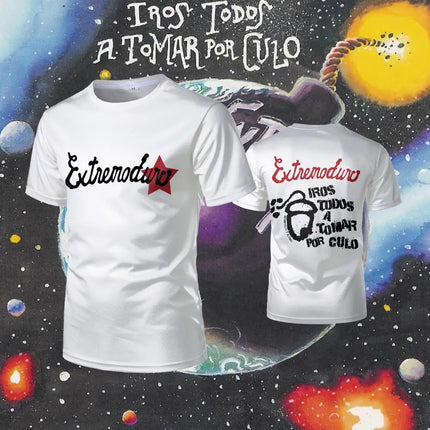New Extremoduro Rock Band Letter Print T-shirt 2026 Street Outdoor Trendy Hip-hop Apparel Fan Casual Fashion Top Men's Gift