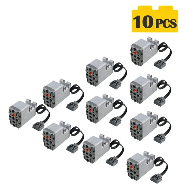 New Enhanced Servo Motor 88004 Building Block Power Functions MOC Technical Car Model Steering Kids Toys 1/2/4/10PCS