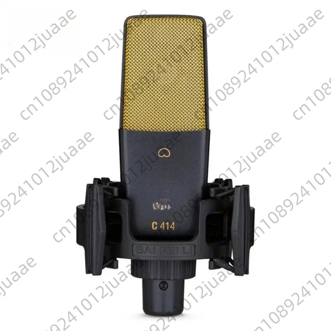 C414 Professional Condenser Mic Studio Singing Microphone for Karaoke Podcast Tiktok Live Streaming
