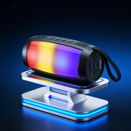 1202 Wireless Bluetooth Speakers Home Outdoor Portable Small Speaker Subwoofer Car Audio Bass MP3 Player Sound System LED Lights