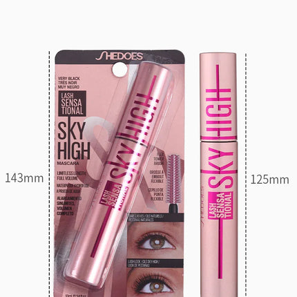 4D Silk Fiber Lash Mascara Lengthening Thick Curling Waterproof Mascara No Fading 24h Lasting Eye Lashes Brush Enhance Eyelashes