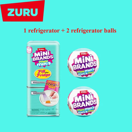ZURU Mini Brands Food Fill The Fridge Series 1 Plauset Brands Home Capsule  Creating DIY A Mini KitchenMasterChef Food Series