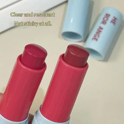 1Pc HERORANGE Blush Lipstick Multi Purpose Stick Hydrating Highlighting Brightening Korean Style Makeup Cosmetic