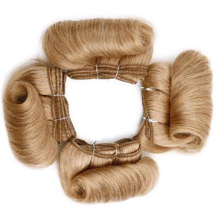4Pcs/Lot Blonde Curly Bundles 100% Human Hair Ombre Color 1B 27 30 99J Brazilian Remy Hair Weave Bundles Human Hair Extension