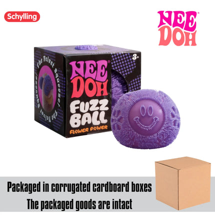 NeeDoh Fuzz Ball Blind Box Series Desktop Ornament Stress Relief Toys Suitable For People Under Pressure Fun Soft Stress Ball