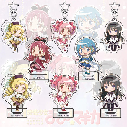 Puella Magi Madoka Magica 2026 Edition Acrylic Standee & Keychain | Madoka Homura Mami Sayaka Kyoko Collection Official Merch