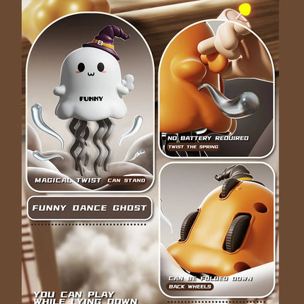 Dancing Ghosts Swing Duck Clockwork Chick Wind Up Toy Todder Dance Toys Pet  Interactive Baby Crawling Toys Kids Funny Gifts