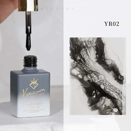 Wave Gel Nail Rapid Smudging Special Halo Dye Nail Art Bubble Hole Gel 7color for Marble Wave Nail Art for Nails Salon Manicure