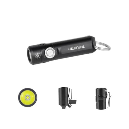 Ti Keychain Flashlight, USB-C Rechargeable Mini Flashlight, 650 Lumens with Magnetic Tailcap, IPX-6 Waterproof EDC Pocket Light