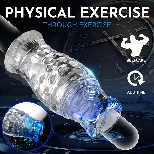 Portable TPE Male Masturbator Manual Glans Penis Trainer Adult Sex Toy for Men Masturbation Cup Intimate Gift Store Couples
