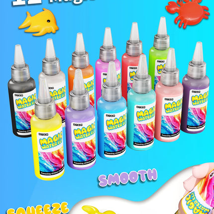 Fun Science Experiment Set, DIY Magical 3D Water Elf, Graffiti Painting Floating Toy