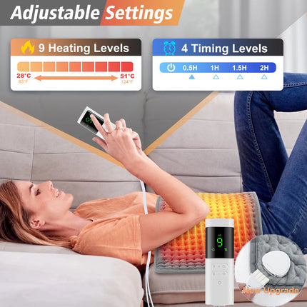 58*29CM Electric Blanket Home Use Multifunctional Heating Pad Graphene Sofa Warming Blanket Washable Thermal Winter Warming Mat