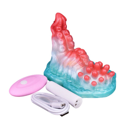SHAZ Wireless Control Silicone Octopus/Granule Sex Grinder Strapon Grinding Hump Friction Vibration Massage Female Masturbation