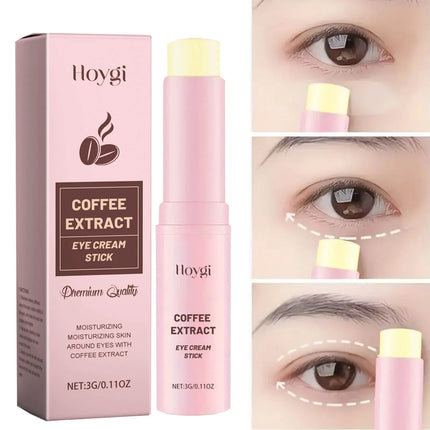 Caffeine eye cream stick nourishes the skin, improves fine lines, relieves eye bags and dark circles, and brightens the eye skin