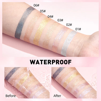 Diamond Glitter Liquid Lipstick Waterproof Long Lasting Pearl Shiny Lip Gloss Metal Charming Lip Glaze Tint Makeup For Women