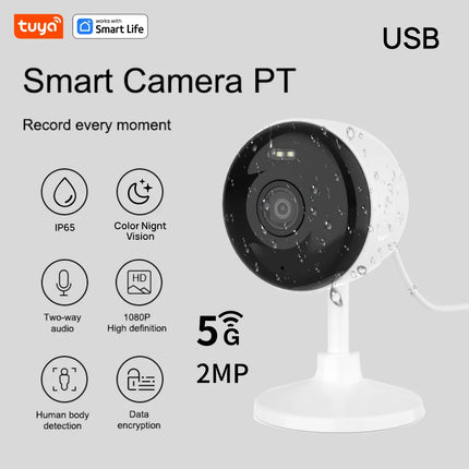 3MP HD Tuya Smart Indoor/Outdoor Security Camera for Home,Baby/Elder/Pet Camera With Phone App,Color Night Vision 2-Way Audio