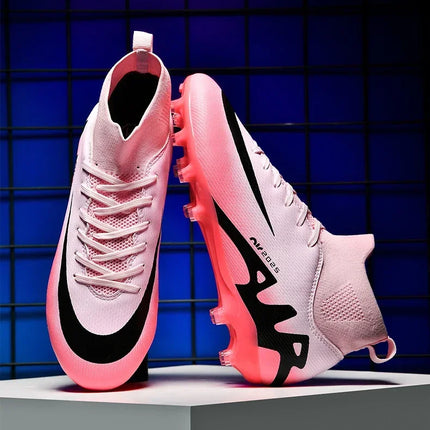 Original Men Football Field Boots Professional Society Cleats Children Soccer Shoes Grass Training Kids Non Slip Football Shoes