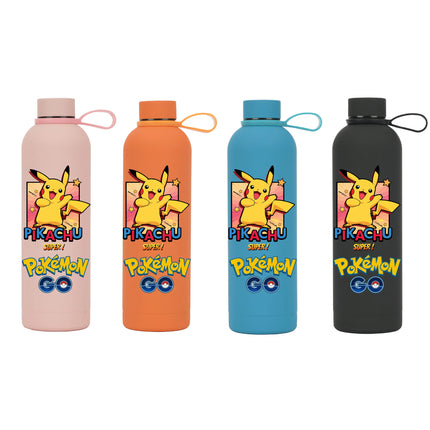 500ML Pokemon Pikachu Charizard Bulbasaur Thermos Bottle Vacuum Flasks Small Diameter Keep Cold and Hot Sports Water Bottles
