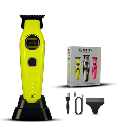 DKBAG Outer Rotor Brushless Motor Professional Men's Fade Clipper Set Barber DLC Blade Base Charger Hair Trimmer