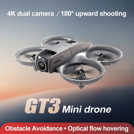 New cross-border GT3-mini drone aerial photography HD obstacle avoidance traverser dual camera light mini aircraft toy