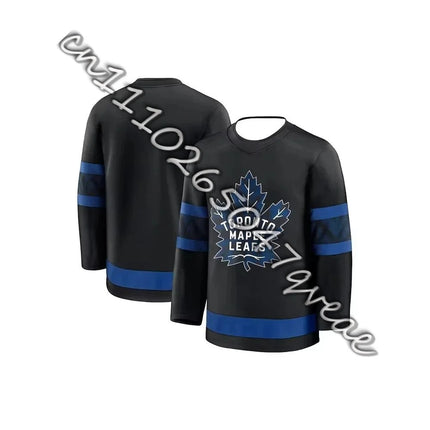 Toronto Ice Hockey Maple Leaf No.34 Long Sleeve T-shirt Men's Sport Training Jersey Breathable Casual Women Tee Kids Clothing