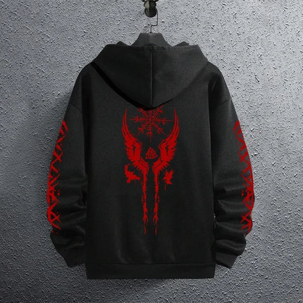 2025 Brand New Black Sweatshirts Autumn Winter Male Daily Casual Sporty Jogging Hoodie Men's Outwear Fashion Pullover