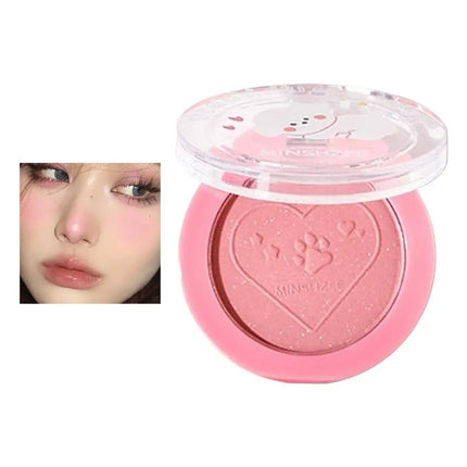 Monochrome Blush Whitening Matte Cosmetics Vitality Girl Nude Makeup Natural Smudge Monochrome Blush Plate