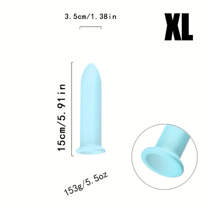 Soft Silicone Training Set with Strong Suction Base, Multi-Size XS–XL, Silicone material Flexible Material for Adults