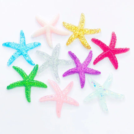 8pcs/Lot Slime Charms Mermaid Tail For DIY Cake Phone Decoration Sprinkles Toys Mud Polymer Clay Slime Supplies