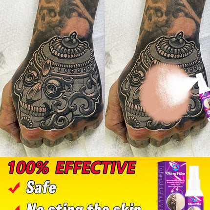Fast and effective tattoo removal, no laser required, no pain, no marks left