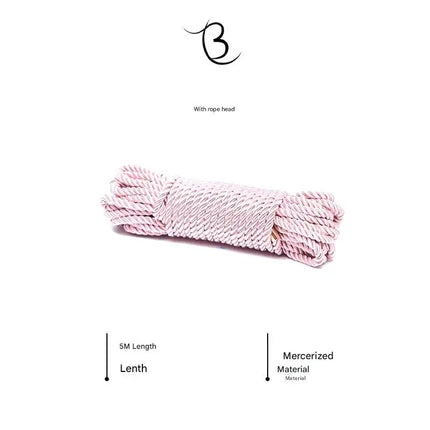 10m Shibari Bondage Rope,Soft Jute for Japanese Rope Art,Skin-Friendly for Beginners,Natural Color Skin-Safe Jute Couples Play