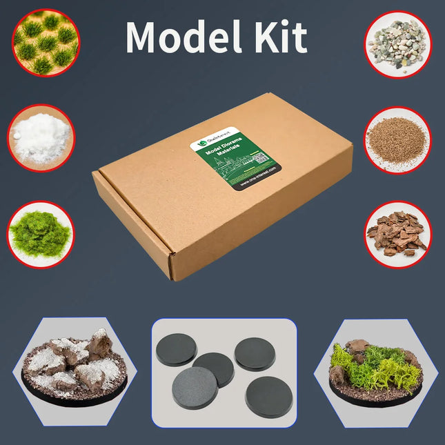1Set DIY Miniature Model Kit Materials Tool For Building Sand Table/Railway/Military Wargame Base/Desk Craft Ornament Diorama